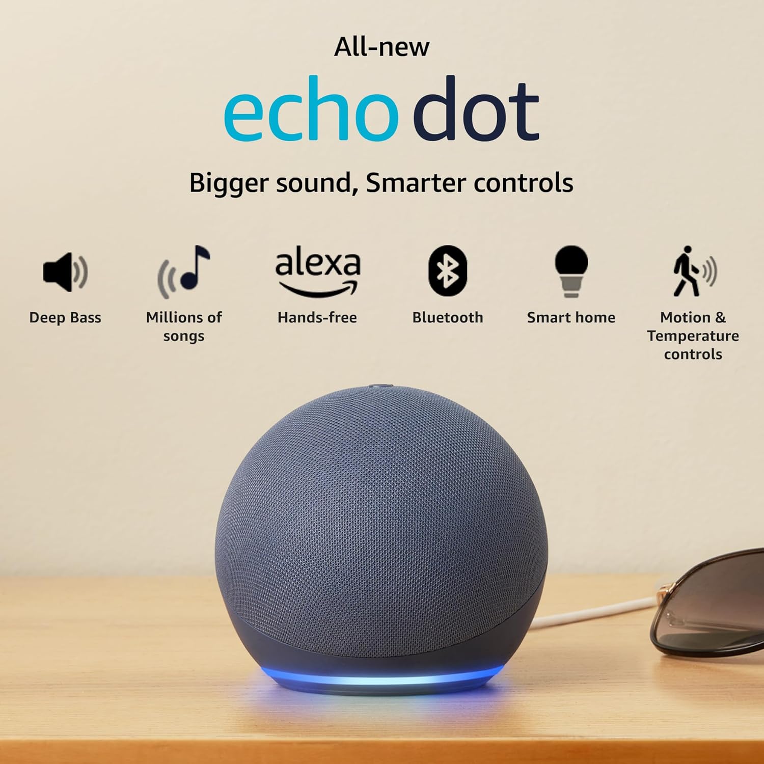 Alexa Speaker Echo Dot 5th Gen – Smart Google Home Rival