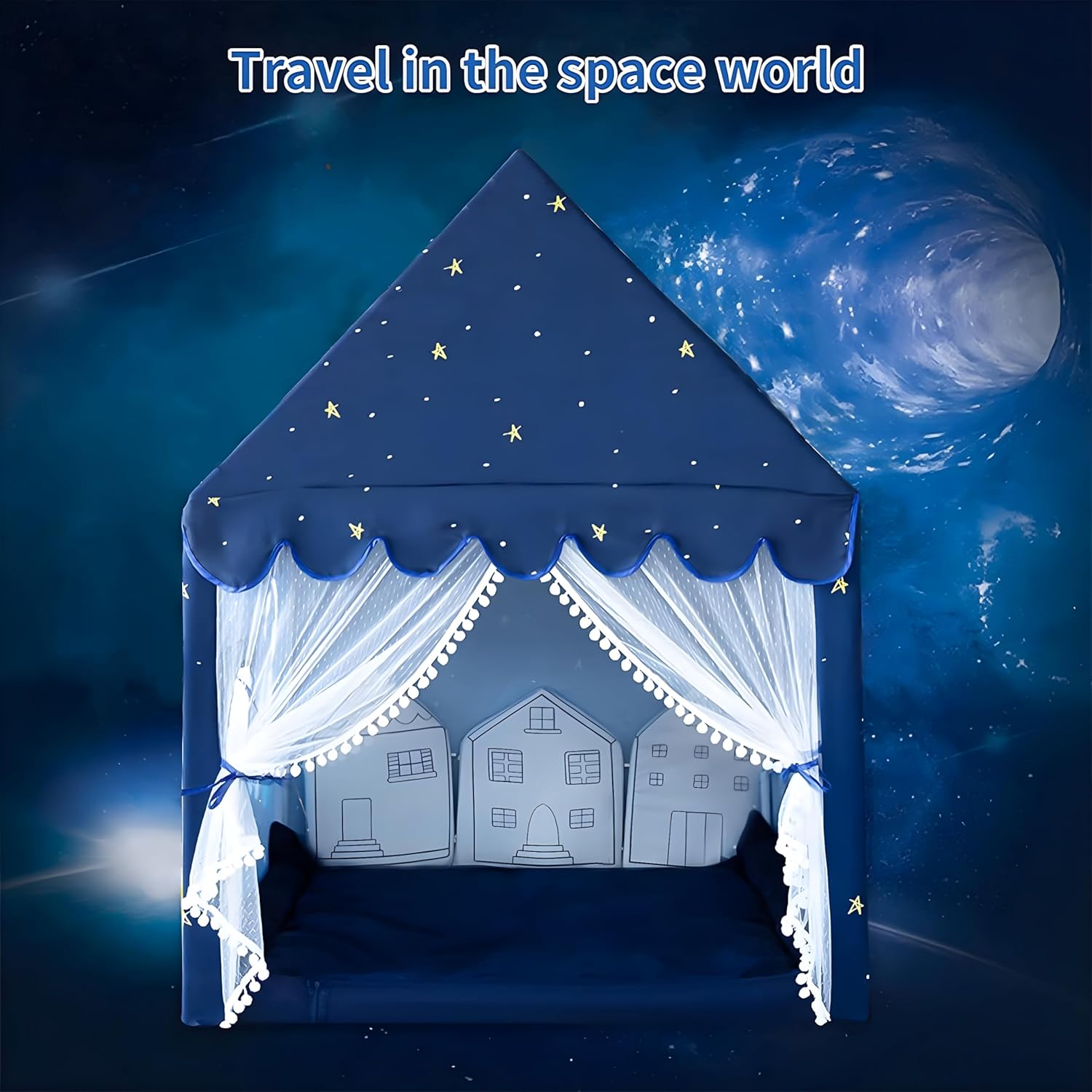 Kids Tent House for 10 Year Olds | Lalakiya’s Lightweight Rocket Tent