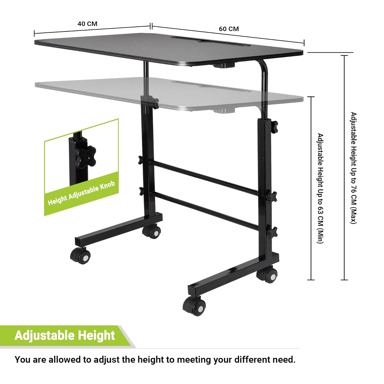 TORMETI Multipurpose Laptop Table – Foldable Desk for Work from Home