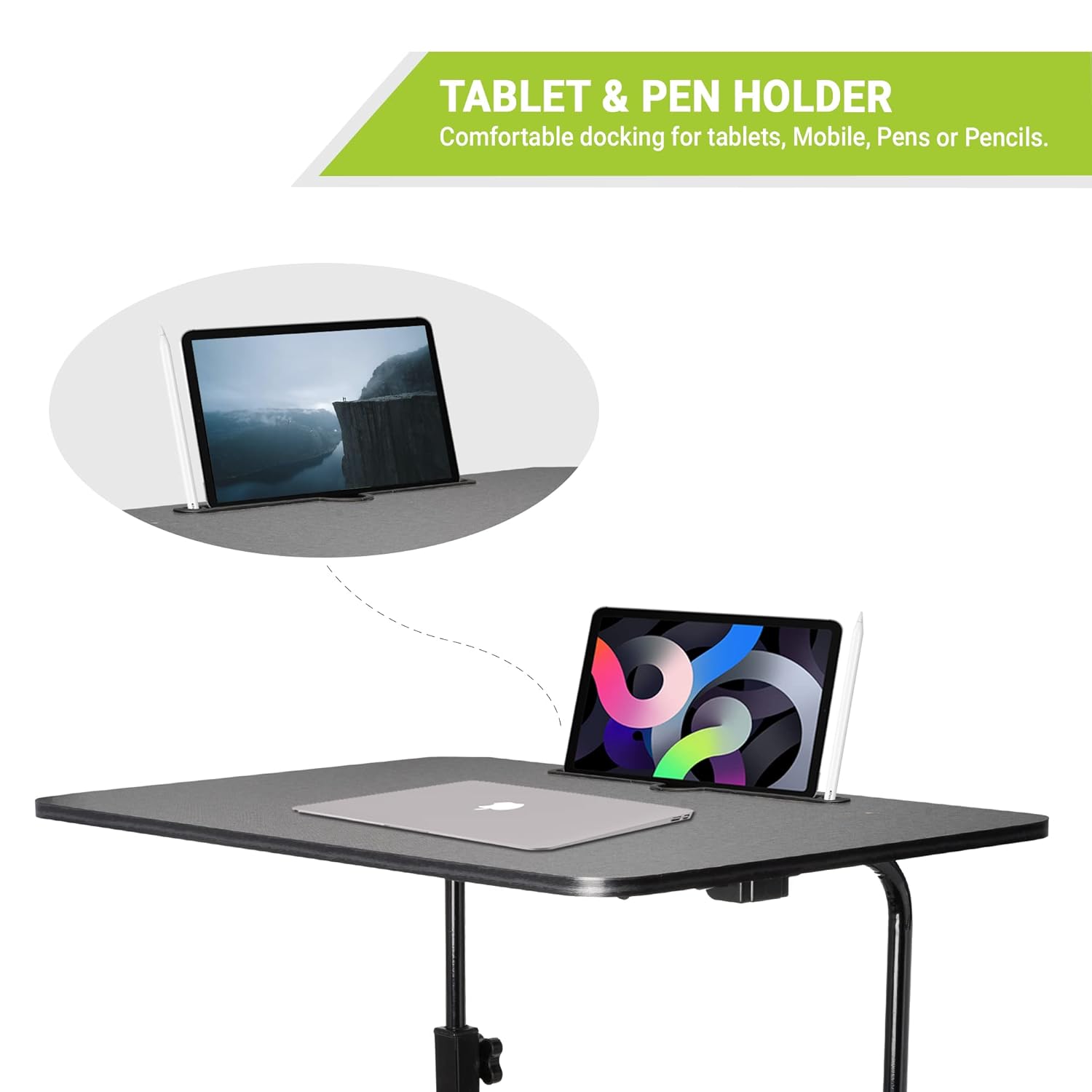 TORMETI Multipurpose Laptop Table – Foldable Desk for Work from Home