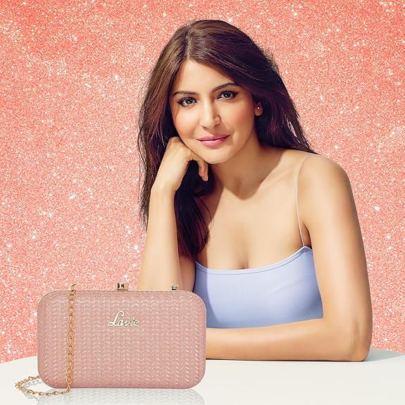Lavie Women's Sparkle Framed Clutch | Ladies Purse Handbag